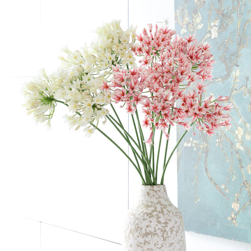 Artificial silk cloth agapanthus flower