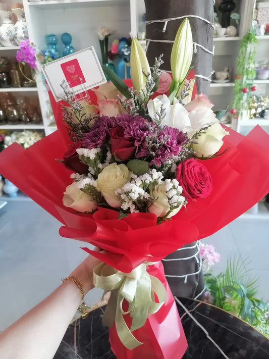Assortment Mixed Flowers Bouquet