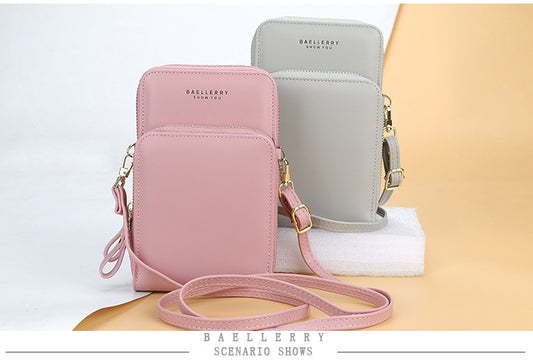 Baellerry Forever Young 3 Zipper Cross Body Sling Bag For Women