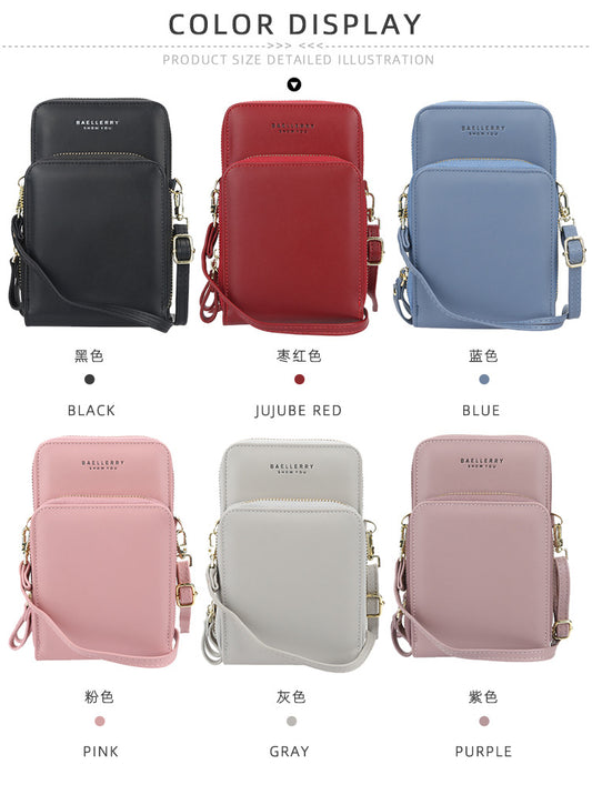 Baellerry Forever Young 3 Zipper Cross Body Sling Bag For Women