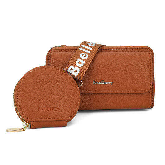 Baellerry  PU Leather multifunctional Bag, woman Handbags ,cross body lady Phone  and cash single shoulder  purse ou