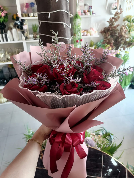 Beauty Festival Red Roses Bouquet