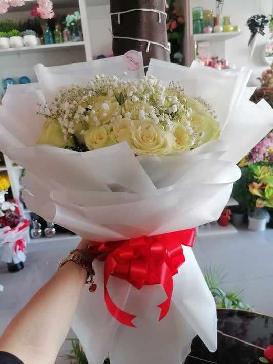 Champagne roses Bouquet