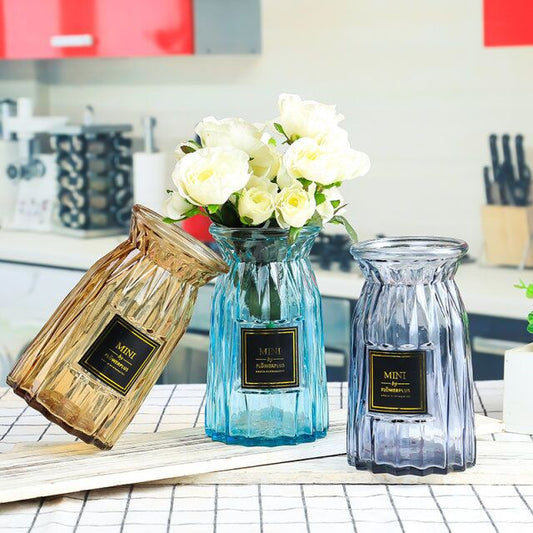 Chic Coloured Gradients Glass Vases