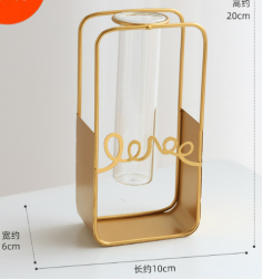 Chic Glass Pothos Vase Home Wall Decoration Unique Flower
