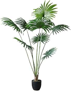 Faux Palm Plants Indoor,  Tall Fake Tree