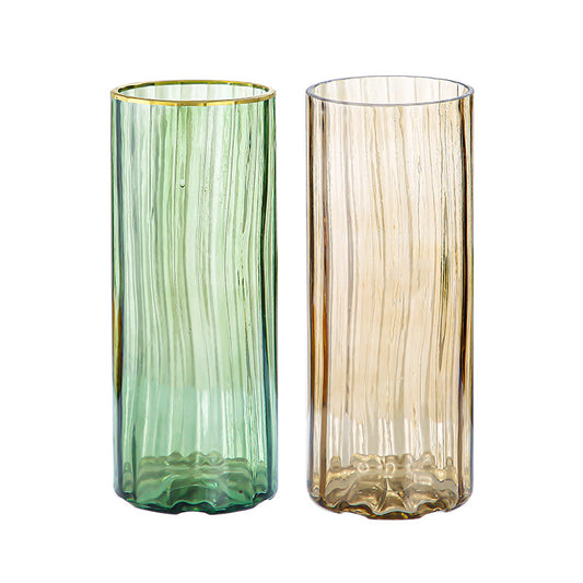 Green Glass Vase