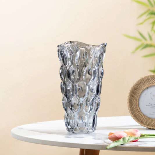 Nordic Glass Vase Bohemian Style Transparent