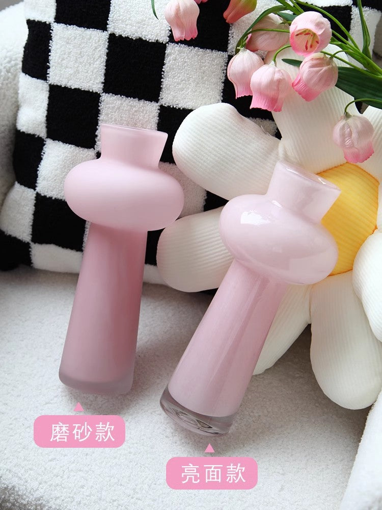 Pink Tall Flower Vase - Elegant