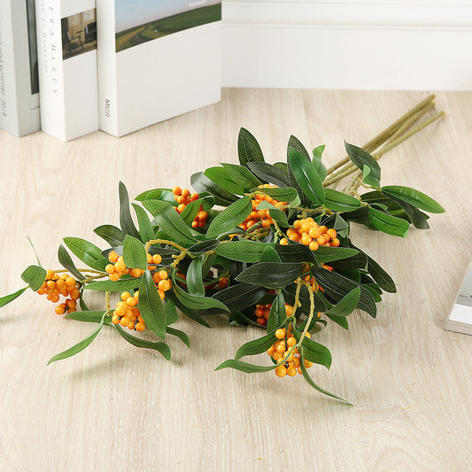 Artificial Hypericum Berry Stem