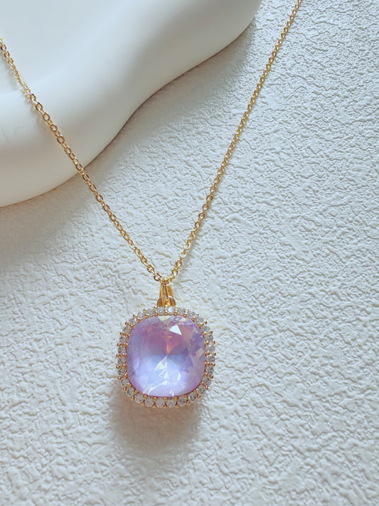 Lavender Pendant Necklace
