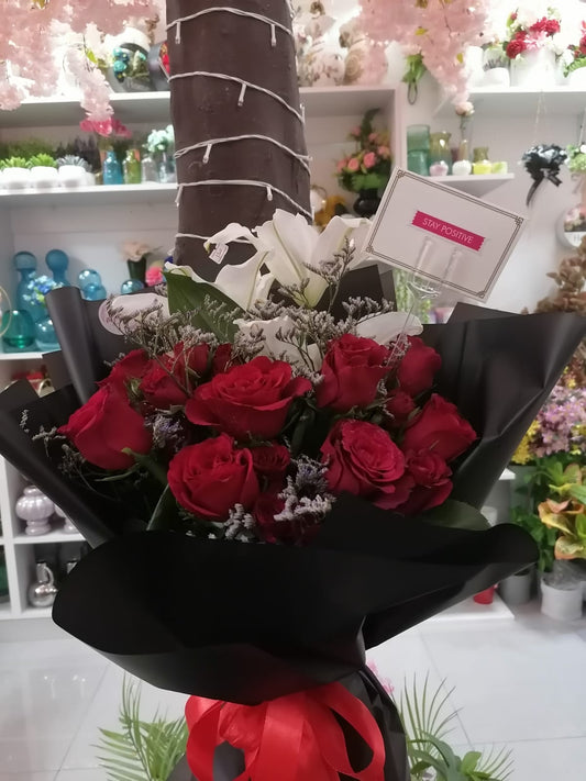 red Love roses Bouquet